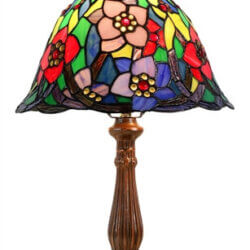 W2 TRADING Flower Tiffany Table Lamp DCE34-12 halifax