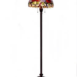 W2 TRADING Flower Tiffany Floor Lamp F1653 barrie