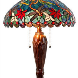 W2 TRADING Dragonfly Tiffany Table Lamp TL-1655 fredericton