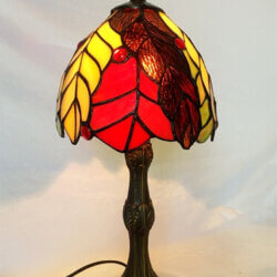 W2 TRADING Small Tiffany Table Lamp DCE21-8 mississauga