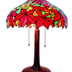 W2 TRADING Flower Tiffany Table Lamp TL16-07 collingwood
