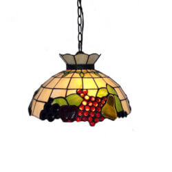 W2 TRADING Tiffany Fruit Hanging Lamp P16075 montreal