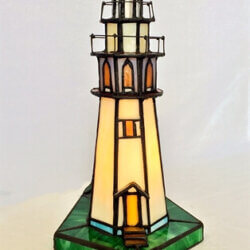 W2 TRADING Lighthouse Tiffany Nightlight TL-H01 vaughan