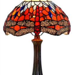 W2 TRADING Dragonfly Tiffany Table Lamp DCE23-12 quebec city