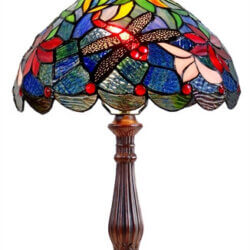 W2 TRADING Dragonfly Tiffany Table Lamp DCE32-12 quebec city