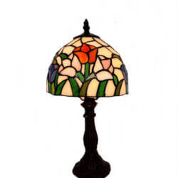 W2 TRADING Flower Tiffany Table Lamp DCE41-8 fredericton