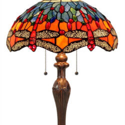 W2 TRADING Dragonfly Tiffany Table Lamp TL1650 edmonton