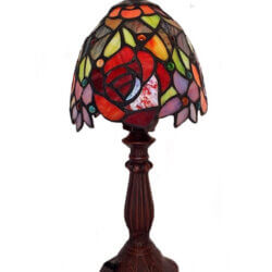 W2 TRADING Smalll Tiffany Table Lamp DCE27-8-1 halifax