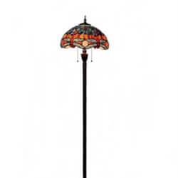 W2 TRADING Dragonfly Tiffany Floor Lamp F1651 guelph