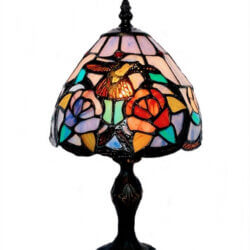W2 TRADING Hummingbird Tiffany Table Lamp DCE44-8 newmarket