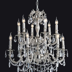 YOUNG LIGHTING CRYSTAL CHANDELIER 1124C12 vaughan