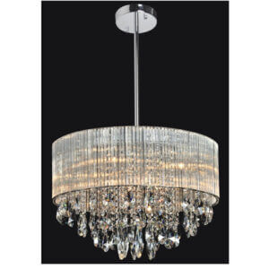 YOUNG LIGHTING 6 LIGHT CRYSTAL CHANDELIER 1145C6 vaughan