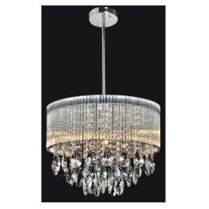 YOUNG LIGHTING 8 LIGHT CRYSTAL CHANDELIER 1145C8 king city