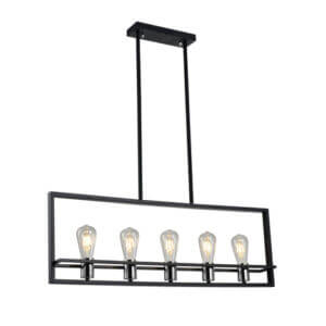 YOUNG LIGHTING 5 LIGHT LINEAR CHANDELIER 1281C5 mississauga