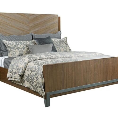 AMERICAN DREW AD MODERN SYNERGY CHEVRON MAPLE QUEEN BED 700-313R kingston