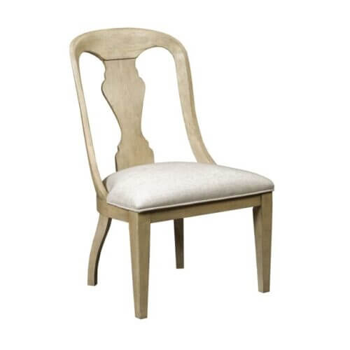 AMERICAN DREW LITCHFIELD WHITBY UPHOLSTERED SIDE CHAIR DRIFTWOOD 750-622D SET OF TWO collingwood