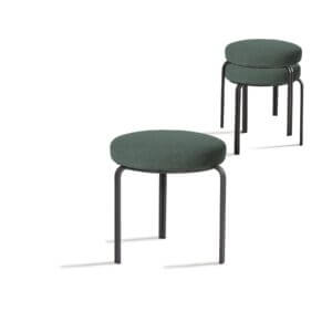 KORSON Harmony Stackable Stool SKSD42022 SET OF TWO waterloo