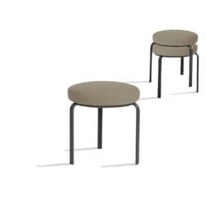 KORSON Harmony Stackable Stool SKSD42174 SET OF TWO oakville