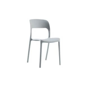 KORSON Ives Stacking Chair Gray SET OF FOUR SSF1502 windsor