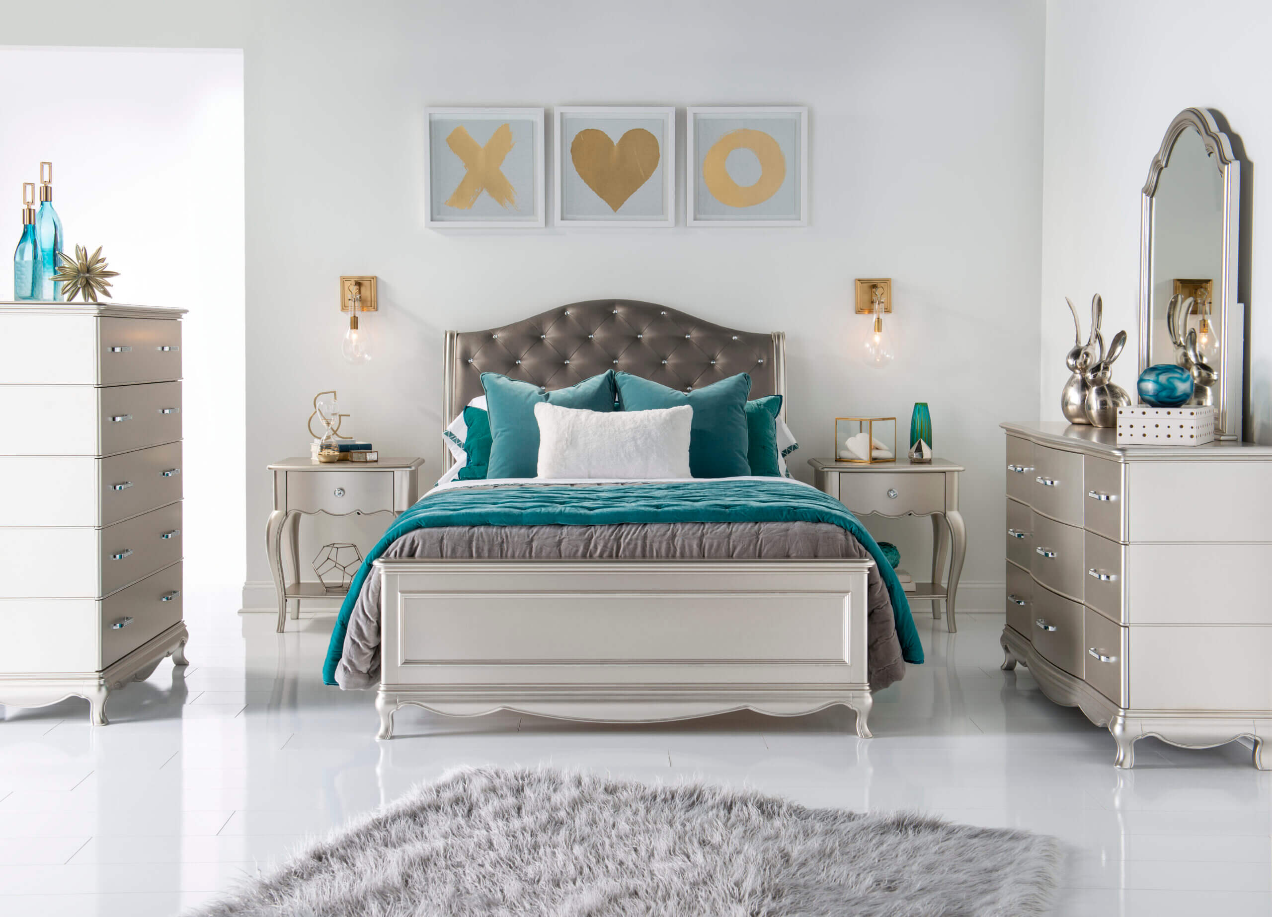 LEGACY VOGUE UPHOLSTERED SLEIGH BED FULL 0800-4304K quebec city