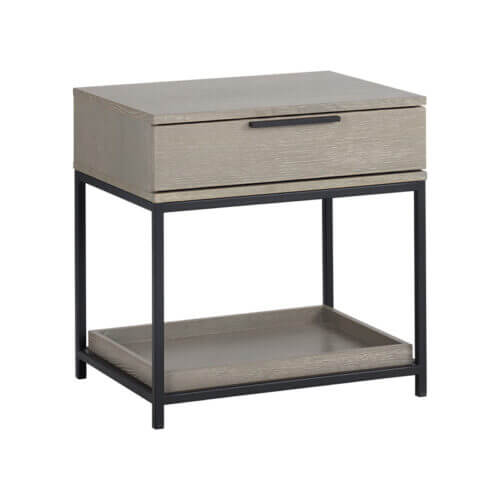 SUNPAN Rebel Nightstand Black - Taupe 104608 caledon