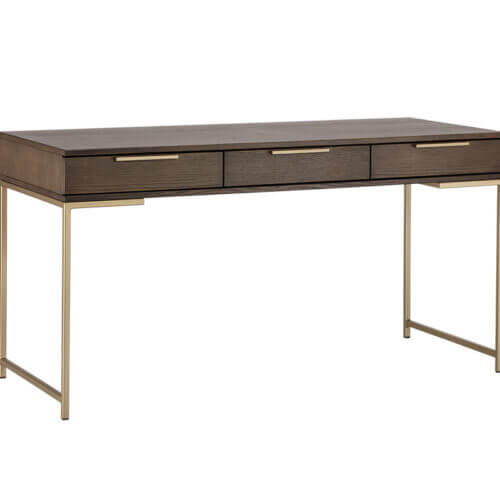 SUNPAN Rebel Desk Gold - Raw Umber 104610 king city