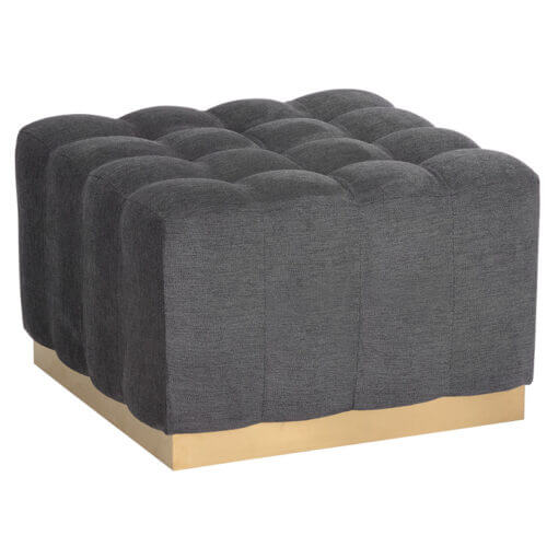 SUNPAN Amira Ottoman - Polo Club Kohl Grey 104745 quebec city