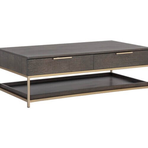 SUNPAN Rebel Coffee Table Gold - Charcoal Grey 105888 oakville