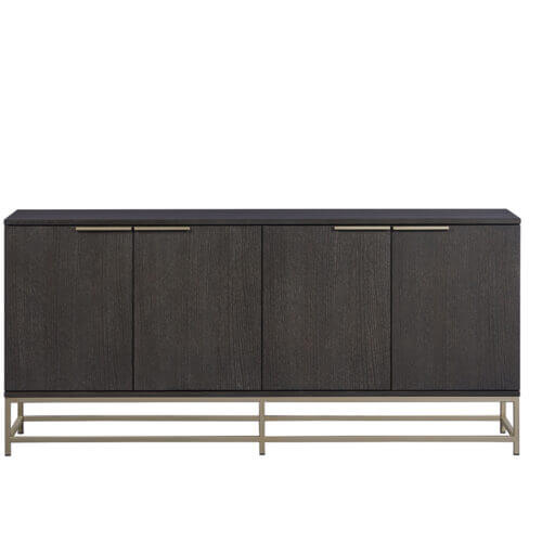 SUNPAN Rebel Sideboard Gold - Charcoal Grey 106831 collingwood