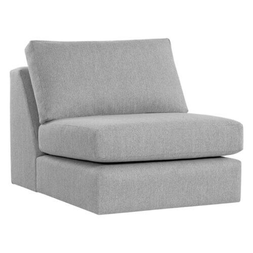 SUNPAN Cascade Swivel Armless Chair - Liv Dove 108030 montreal