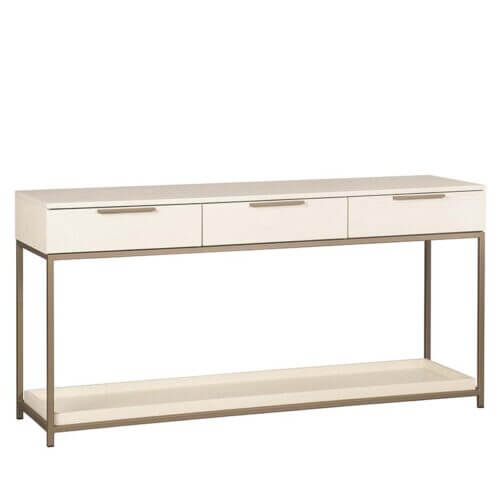 SUNPAN Rebel Console Table Champagne Gold - Cream 108770 toronto