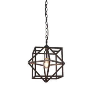 YOUNG LIGHTING ONE LIGHT PENDANT SAND BLACK 1307C ottawa