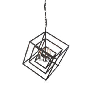 YOUNG LIGHTING 3 LIGHT PENDANT SAND BLACK 1308C3 collingwood