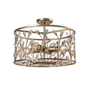 YOUNG LIGHTING 3 LIGHT FLUSH MOUNT 1319FM4 vaughan
