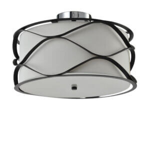 YOUNG LIGHTING 3 LIGHT FLUSH MOUNT 1333FM3-BK brampton