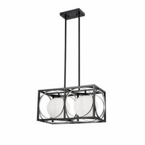 YOUNG LIGHTING 2 LIGHT GEOMETRIC PENDANT 1342C2 vaughan