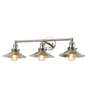 YOUNG LIGHTING 3 LIGHT VANITY BRUSHED NICKEL 1356WL3-BN oakville
