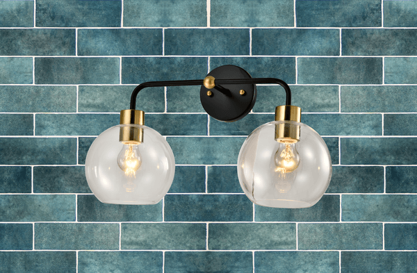 YOUNG LIGHTING 2 LIGHT VANITY 1372WL2-CL newmarket
