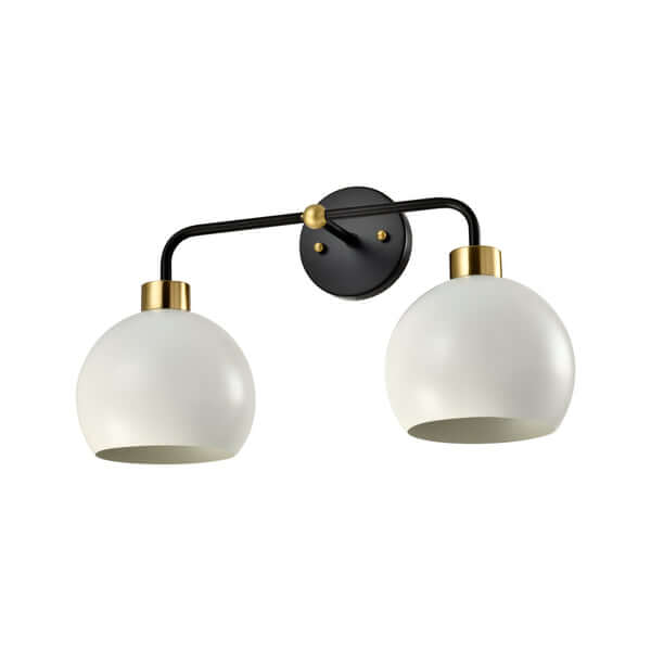 YOUNG LIGHTING 2 LIGHT VANITY 1372WL2-WH mississauga