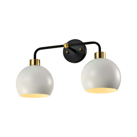YOUNG LIGHTING 2 LIGHT VANITY 1372WL2-WH mississauga