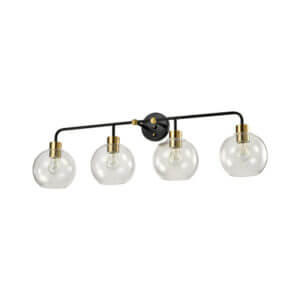 YOUNG LIGHTING 4 LIGHT VANITY 1372WL4-CL burlington