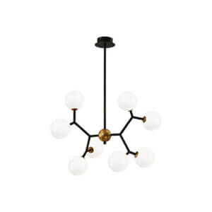 YOUNG LIGHTING 8 LIGHT CHANDELIER 1375C8 woodbridge