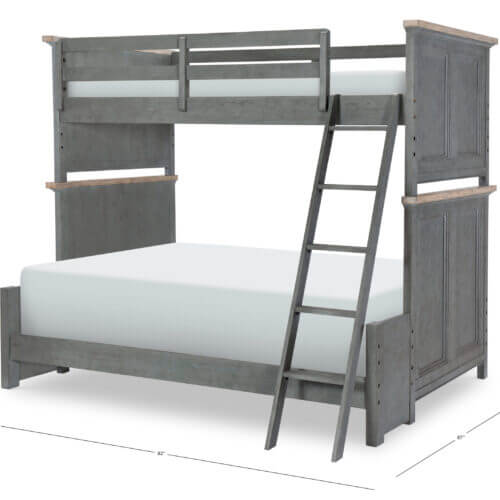 LEGACY CONE MILLS TWIN OVER FULL BUNK BED 1970-8140K kingston