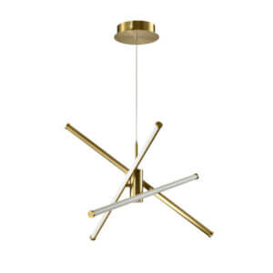 YOUNG LIGHTING LED GOLD CHANDELIER 2079C-GD burlington