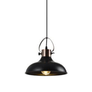YOUNG LIGHTING SINGLE LIGHT PENDANT 3085P-BK montreal