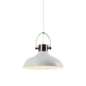 YOUNG LIGHTING SINGLE LIGHT PENDANT 3085P-WH woodbridge
