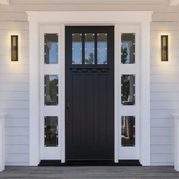 LUMIRAMA PICCADELLÏ OUTDOOR WALL SCONCE 6486-11-BLK orilla
