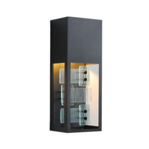 LUMIRAMA ELEANOR OUTDOOR WALL SCONCE 6494-11-BLK quebec city