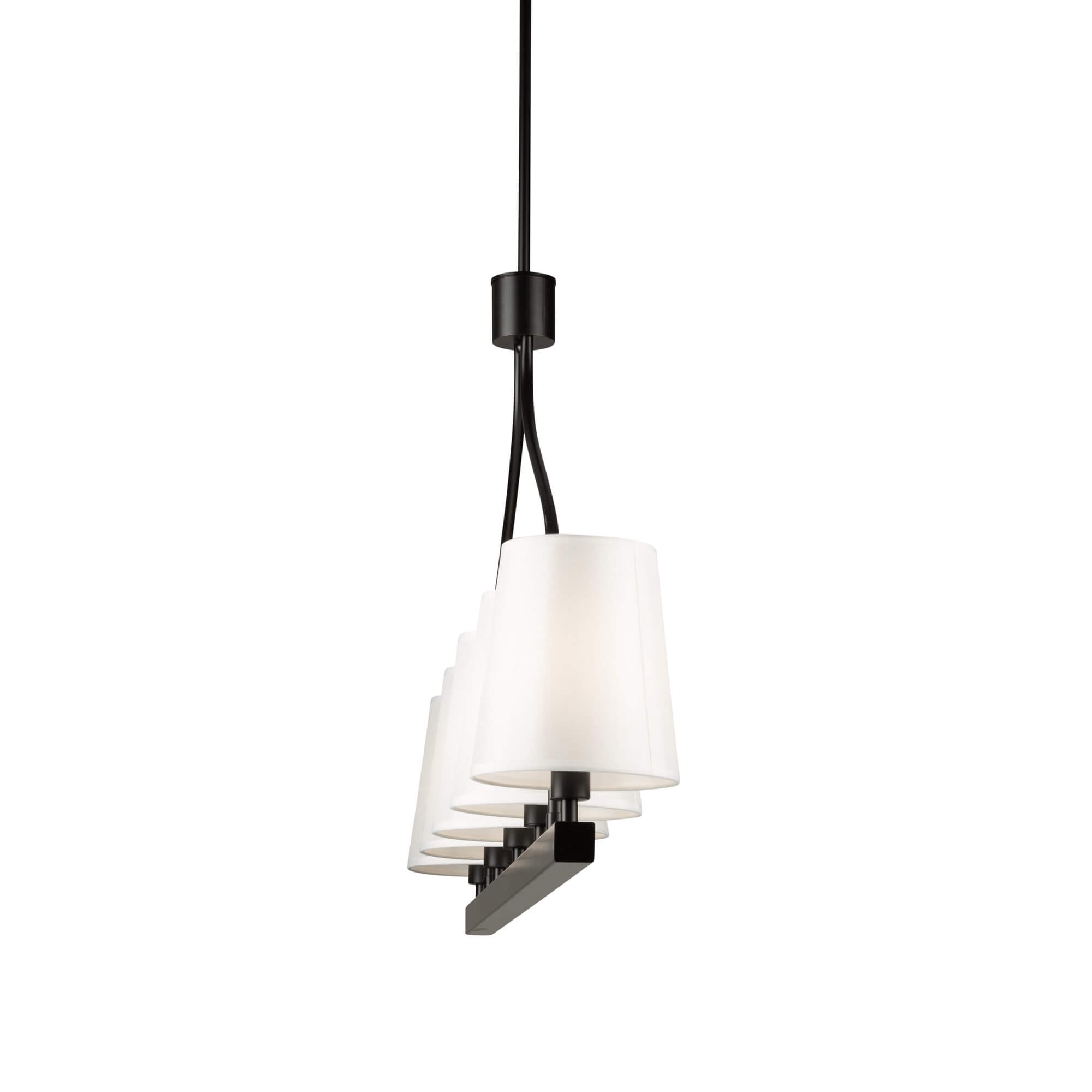 ARTCRAFT RHYTHM 5 LIGHT LINEAR CHANDELIER BLACK SC13336BK mississauga