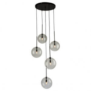ARTCRAFT PINPOINT 5 LIGHT PENDANT SC13195BK toronto